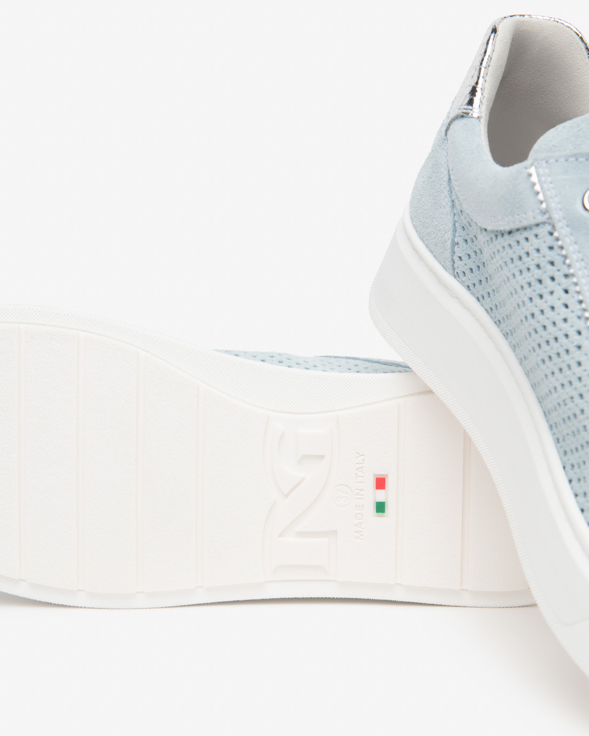 NeroGiardini Suede & Technical Fabric Sneakers