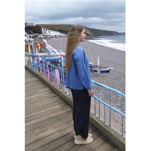 European Culture Womens Trousers - Navy