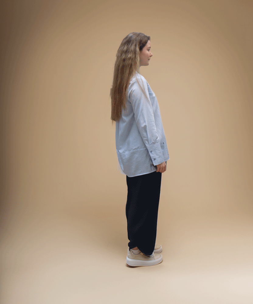 European Culture Womens Trousers - Navy