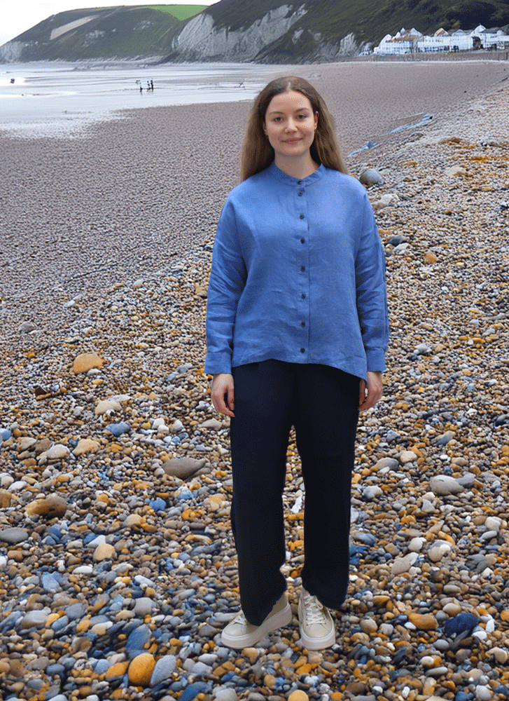 European Culture Womens Trousers - Navy