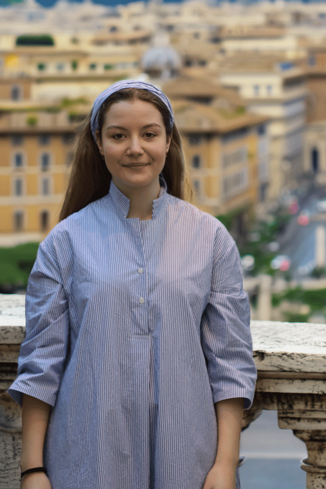 Mama B  Dicembre Dress - Blue Stripe