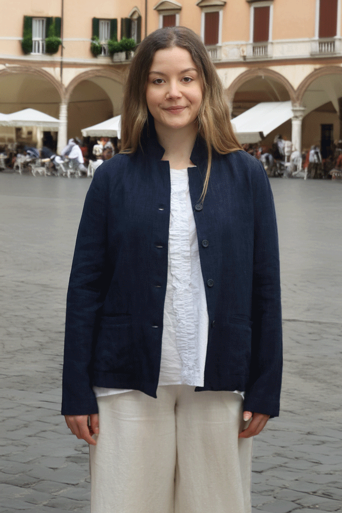 Mama B  Aprile O Jacket - Blue