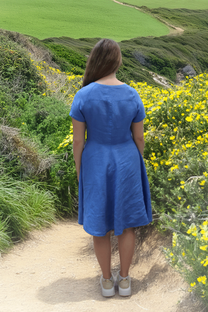 GR Nature Gibara -1 Dress - Cornflower Blue