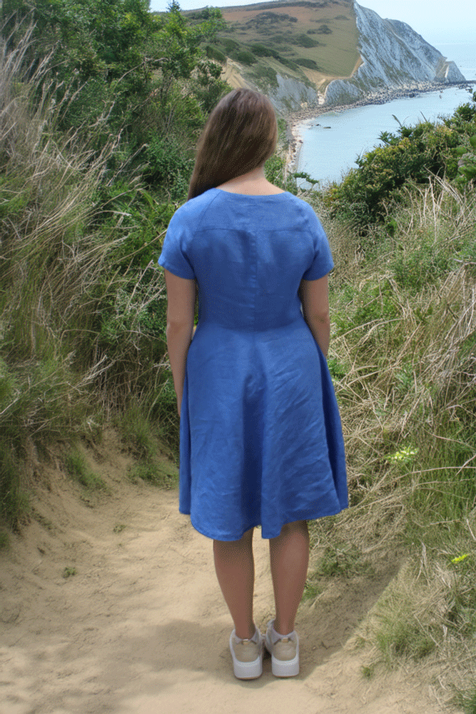 GR Nature Gibara -1 Dress - Cornflower Blue
