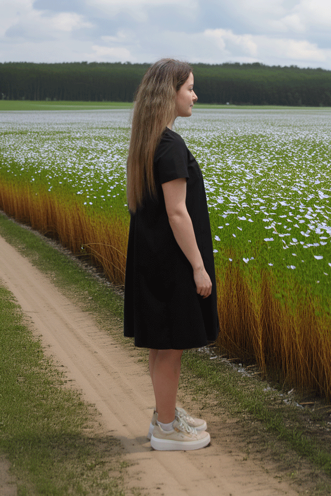 GR Nature Moulda 5 Black Dress