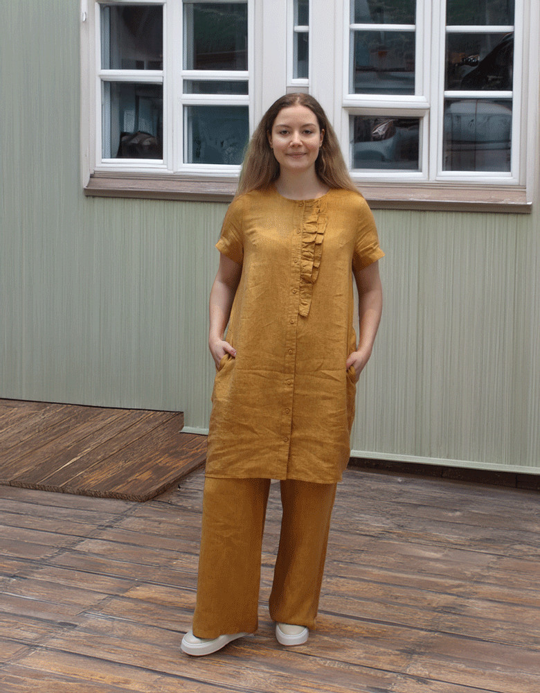 GR Nature Ramla Dress - Gold