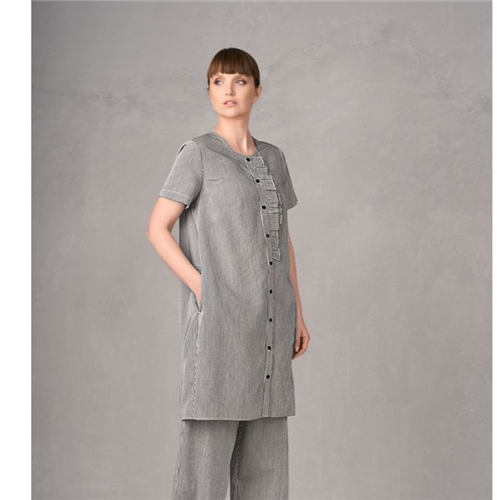 GR Nature Ramla Tunic - Black & White Stripe