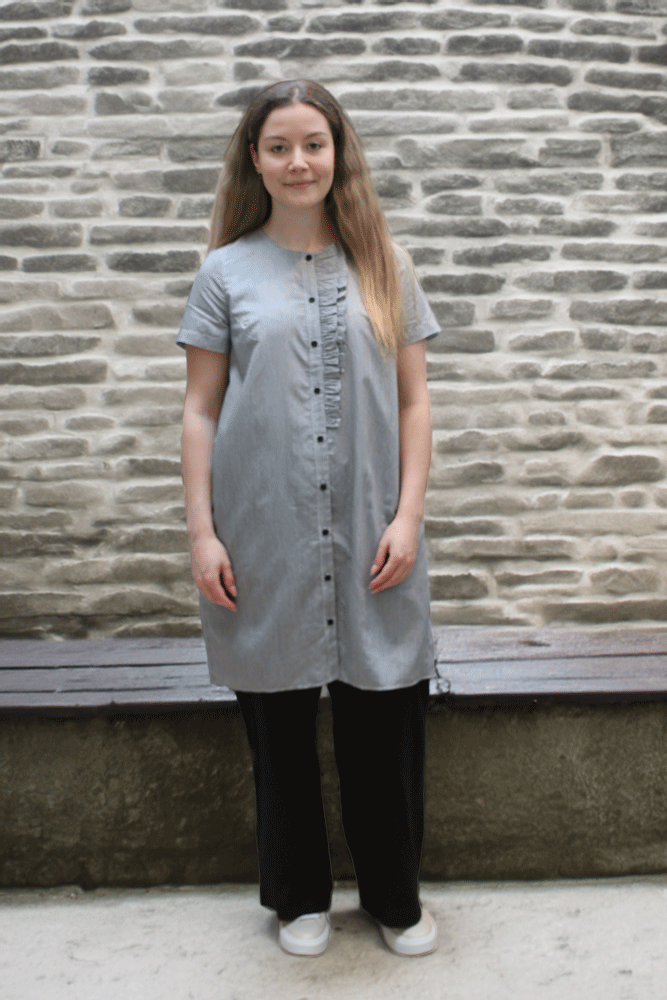 GR Nature Ramla Tunic - Black & White Stripe