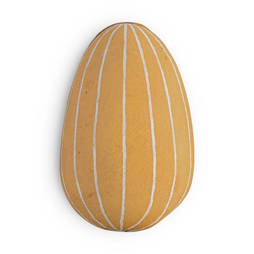 Nkuku Surya Cotton Paper Standing Egg - Ochre