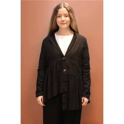 Amici by Baci Asyametric Jacket - Black