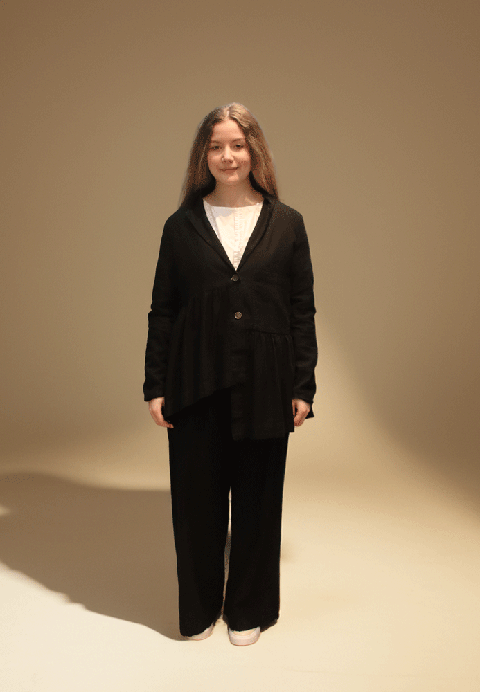 Amici by Baci Asyametric Jacket - Black