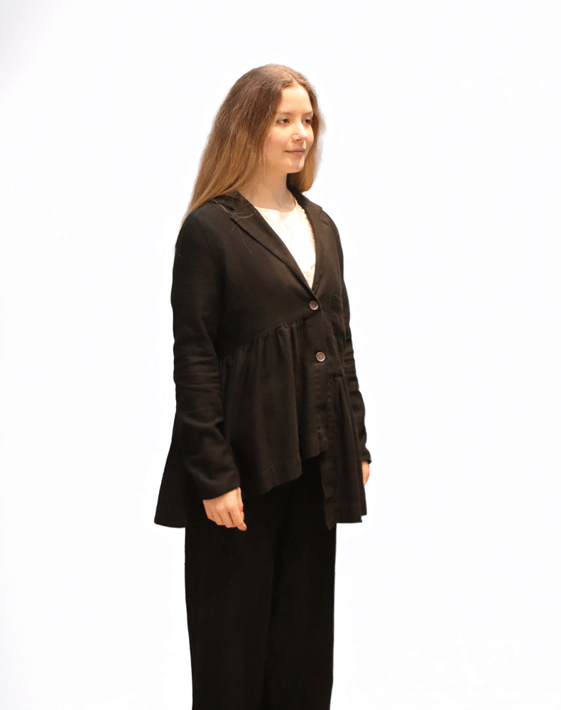 Amici by Baci Asyametric Jacket - Black