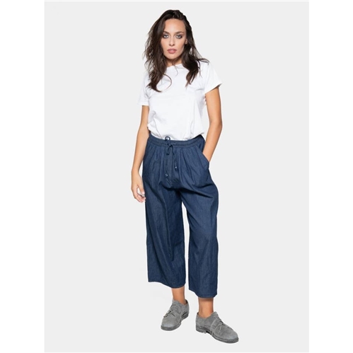 Amici by Baci Denim Cotton Culottes