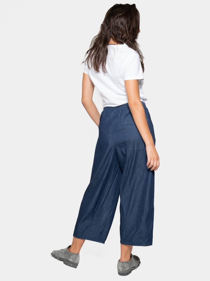 Amici by Baci Denim Cotton Culottes