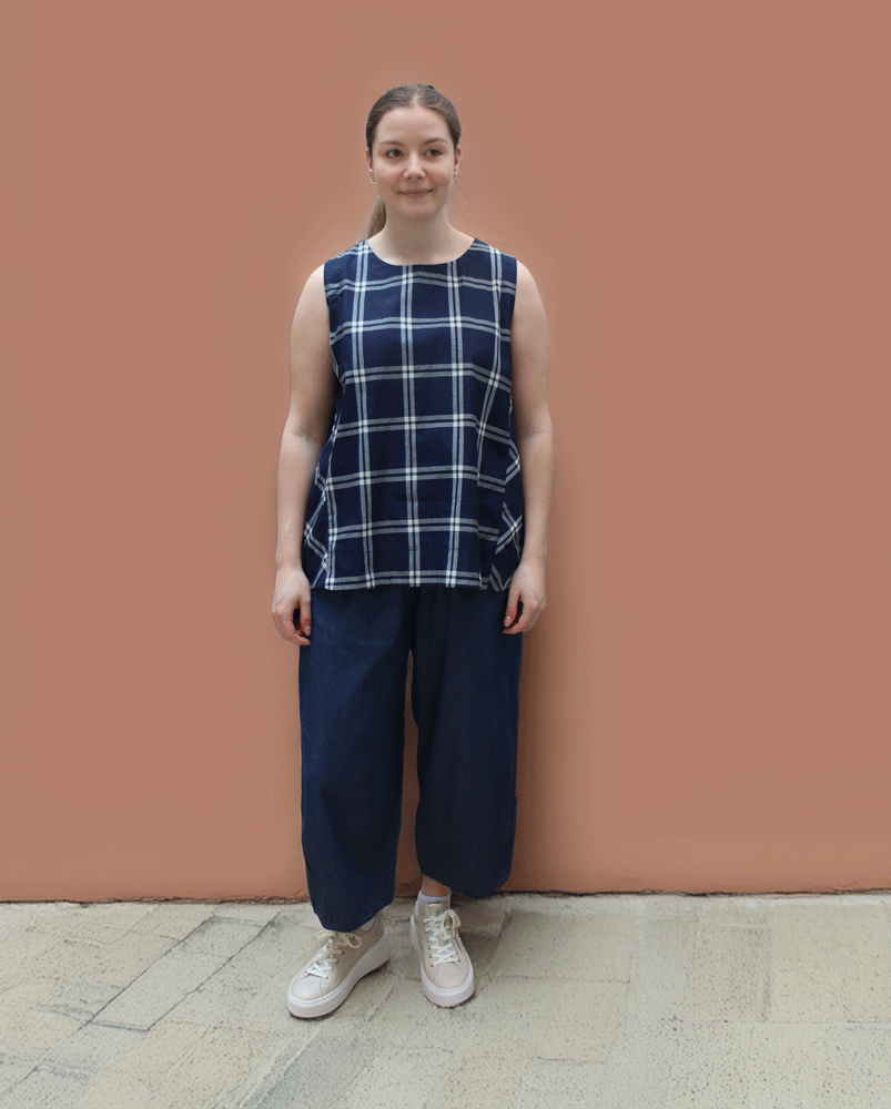 Amici by Baci Denim Cotton Culottes