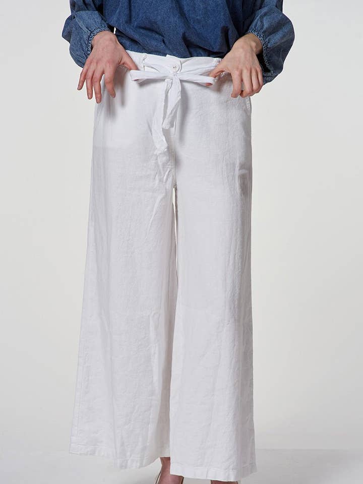 Amici by Baci White Trousers