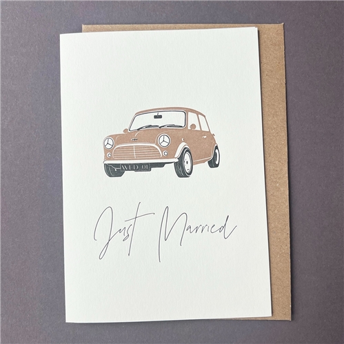 Penguin Ink Mini Wedding Card