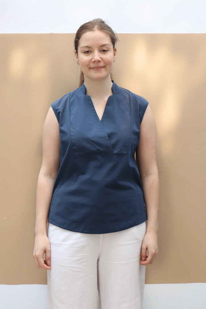 European Culture Womens Undershirt - Blue