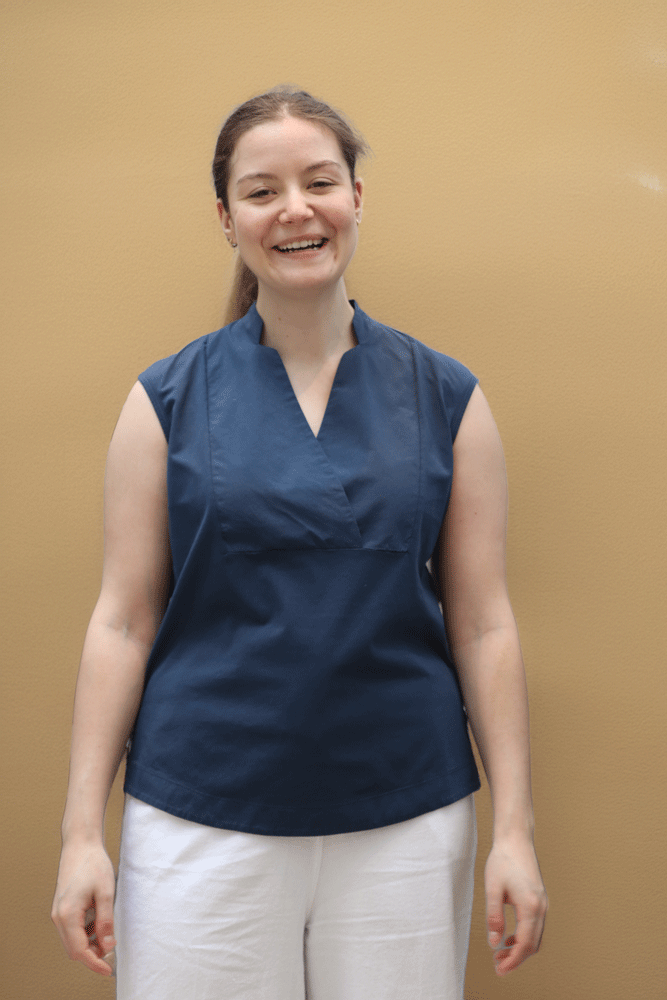 European Culture Womens Undershirt - Blue