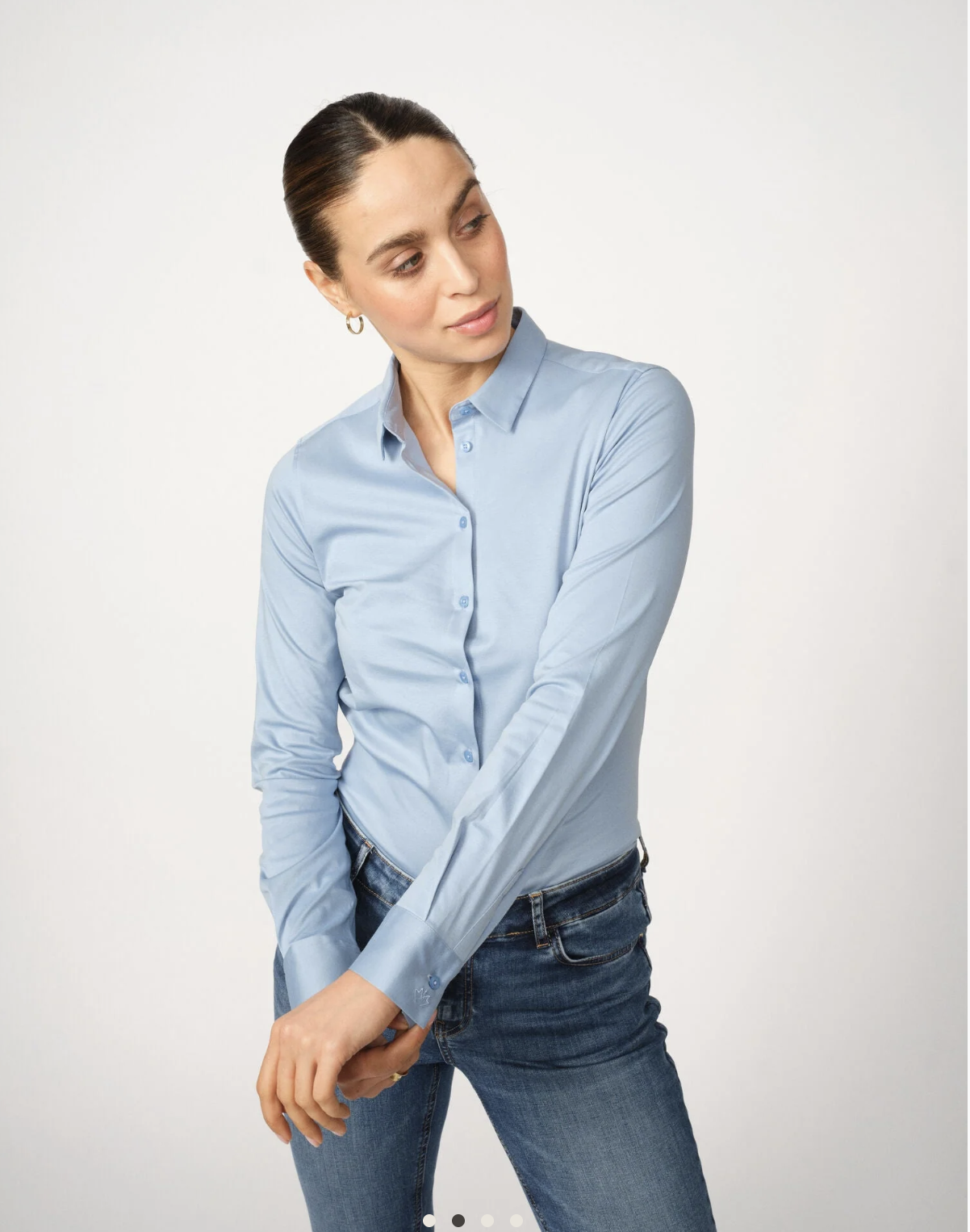 Mos Mosh Tina Shirt - Light Blue