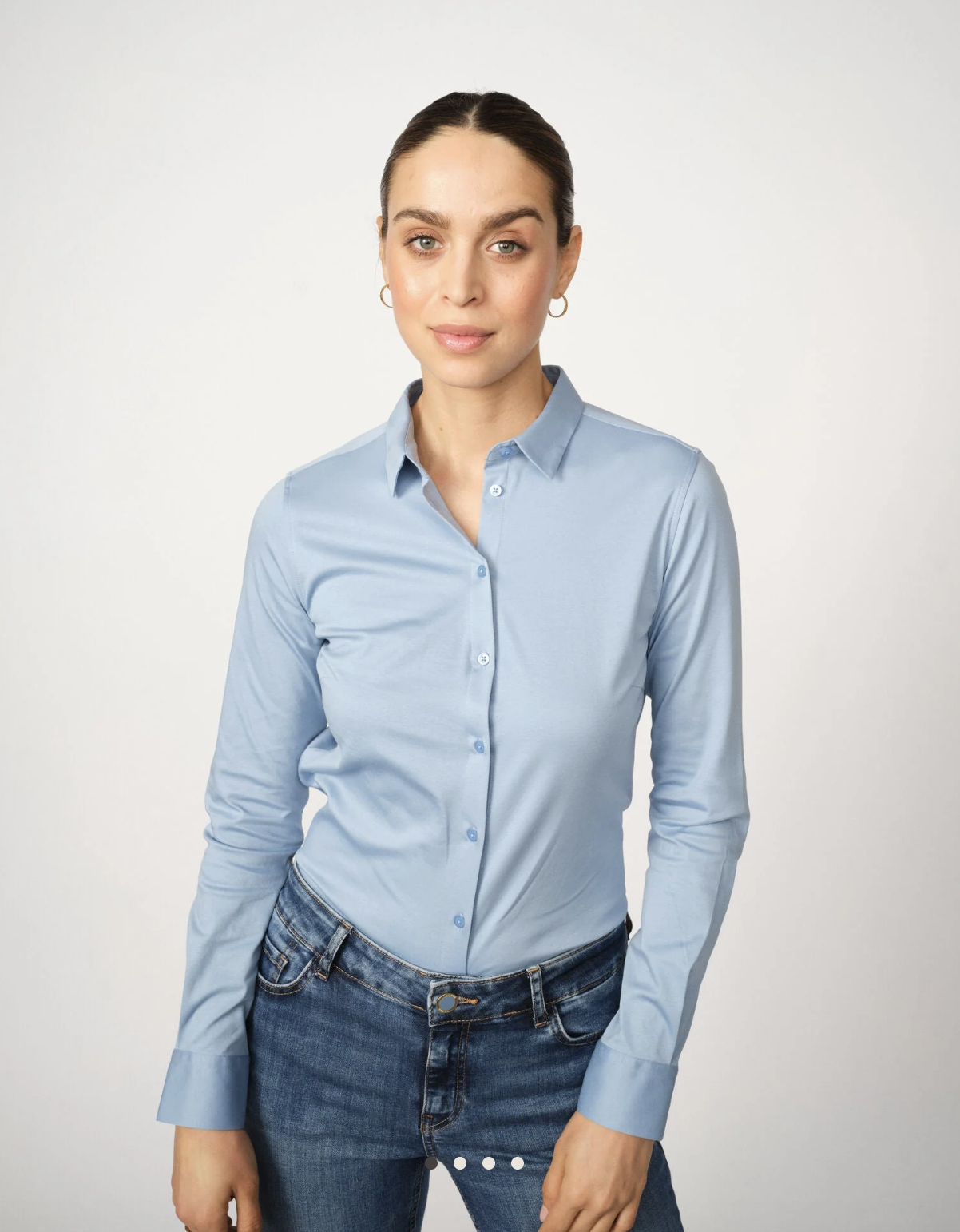 Mos Mosh Tina Shirt - Light Blue