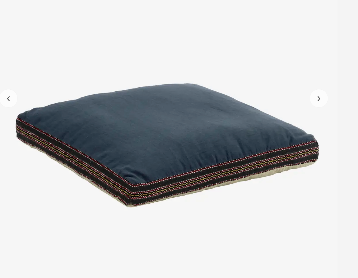 Madam Stoltz - Cotton Seating Mat - Blue