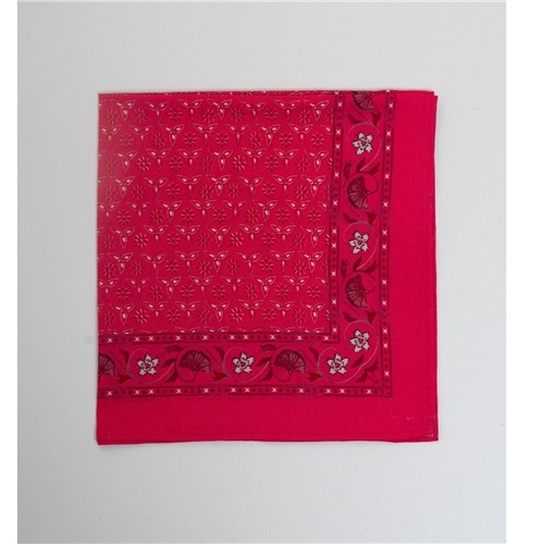 Indi & Cold Block Print Scarf - Freesia
