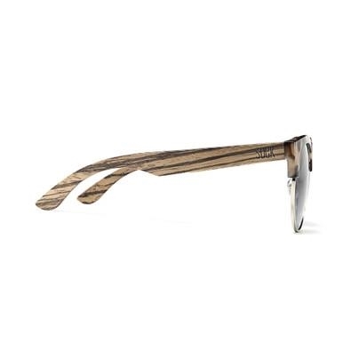 Soek Sunglasses Lila Grace Champagne | Polarised Lens | Walnut Arms
