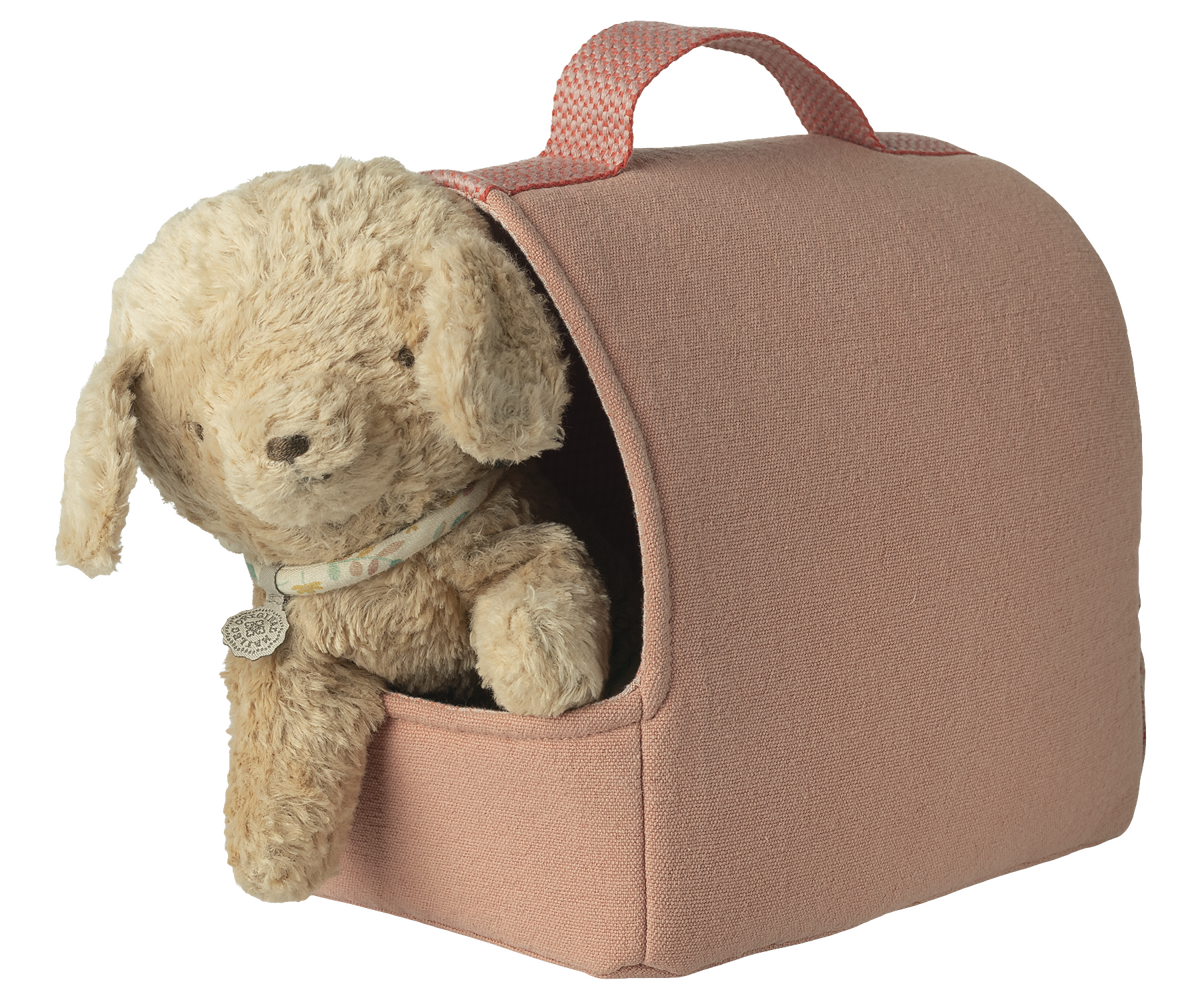 Maileg Pet Carrier  - Coral