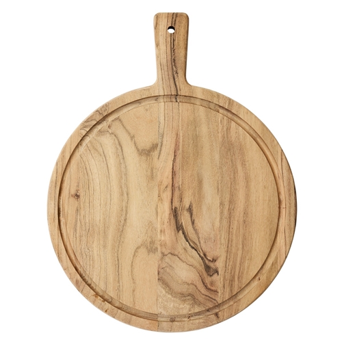 Madam Stoltz Round Chopping Board with Juiceline
