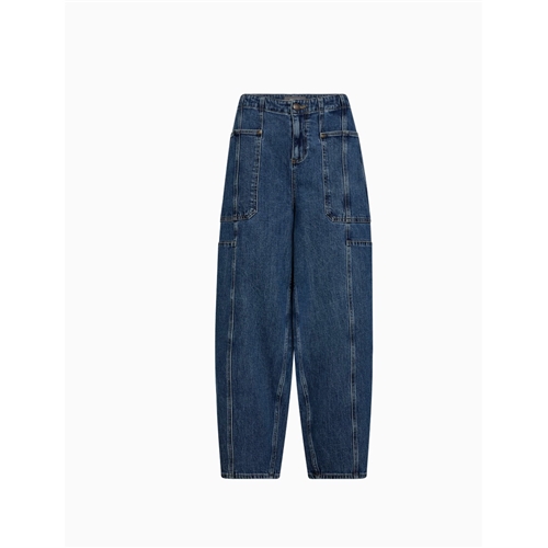 Mos Mosh Rosy Galleon Jeans - Mid Waist -  Blue