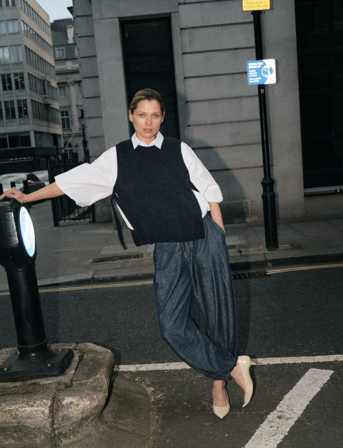 Mos Mosh Thora Tie Knit Vest