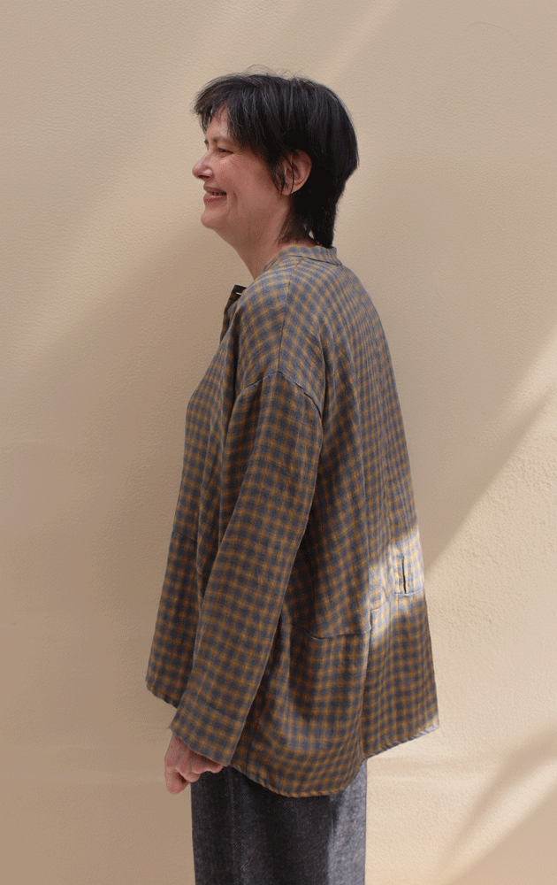 Mama B Seline S Shirt / Caramello Check