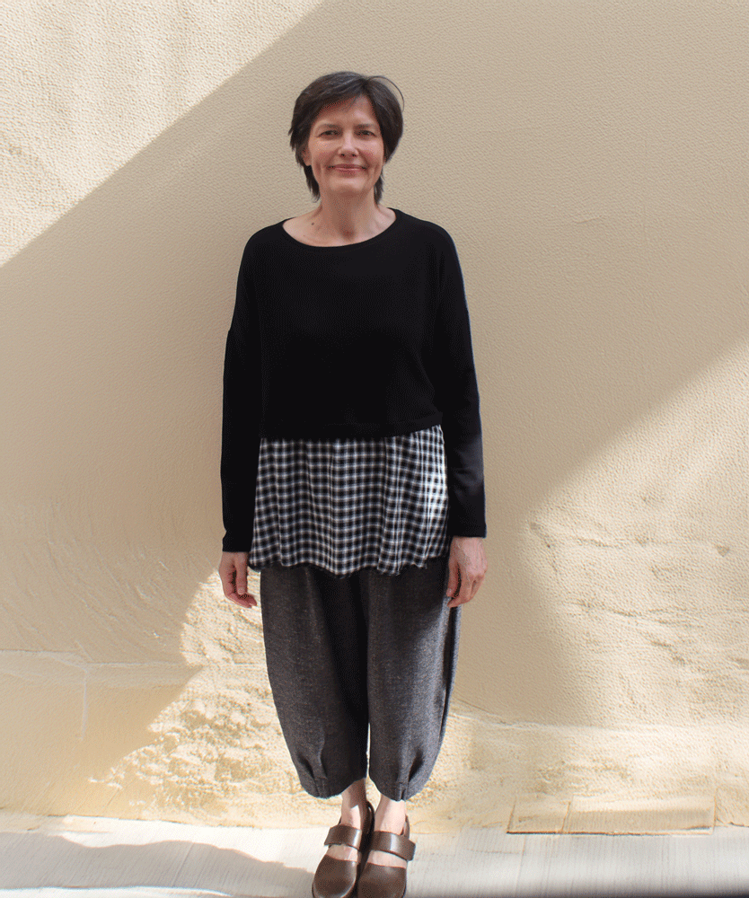 Mama B FREDA AW26 Jumper- Nero-Check