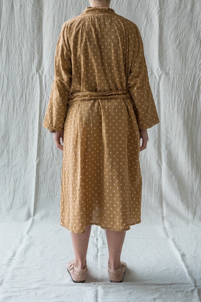 Les Ours Rai Coat - Pois Rose Cotton