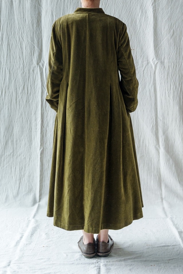 Les Ours Mae Coat - Forest Velvet