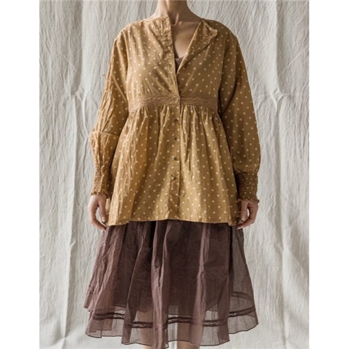 Les Ours Hina Blouse - Pink Polka Dot