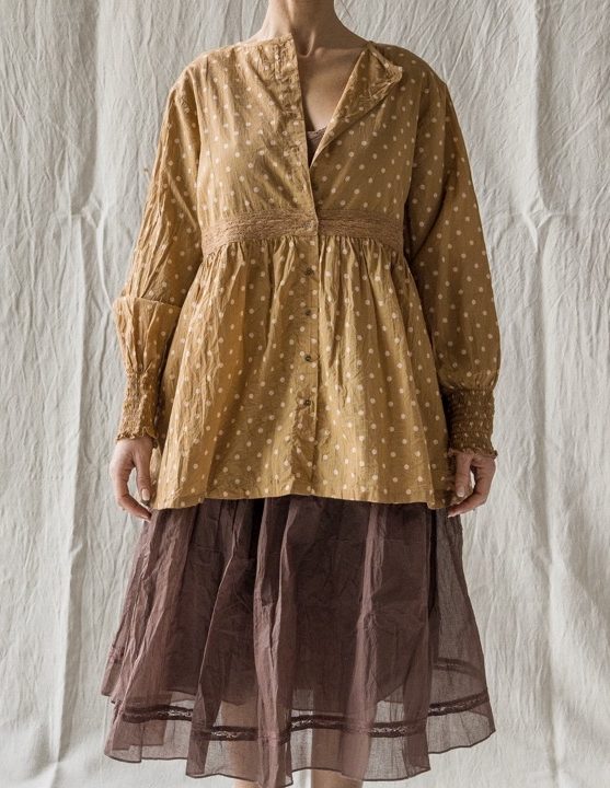 Les Ours Hina Blouse - Pink Polka Dot