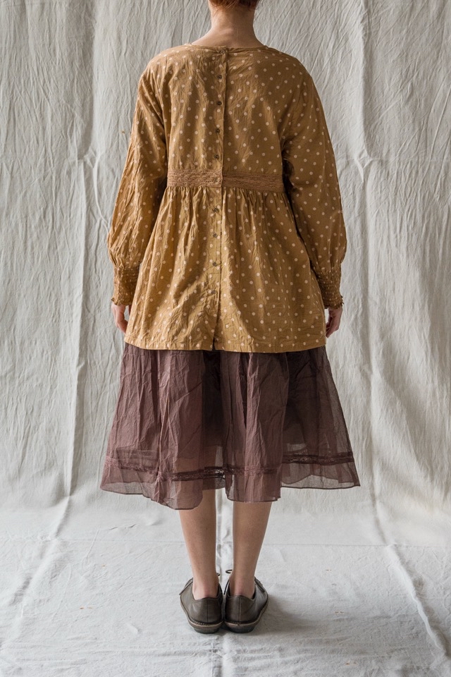 Les Ours Hina Blouse - Pink Polka Dot