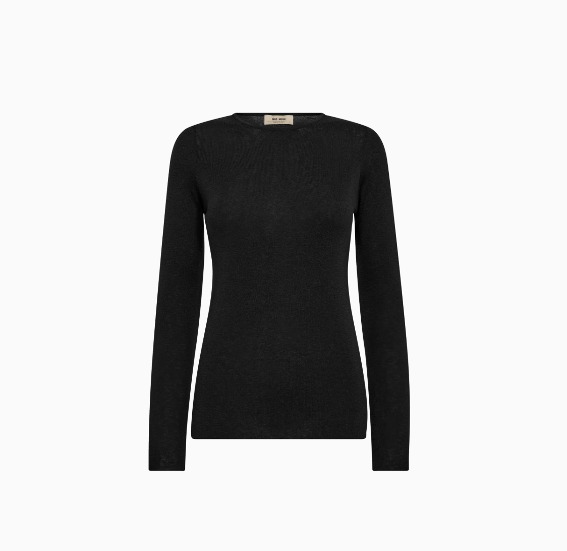 Mos Mosh Bouch Round Neck Fine Knit