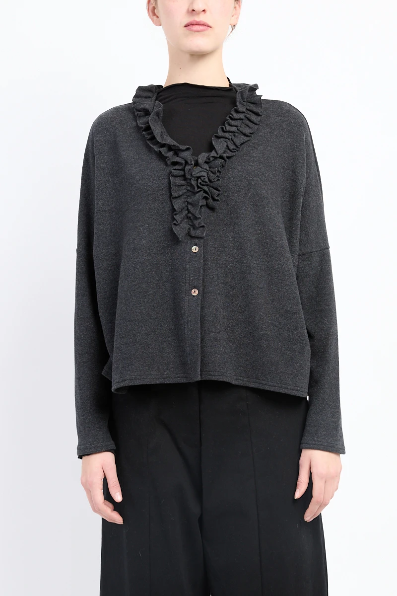 Neirami Cardigan - Carbon Ruches