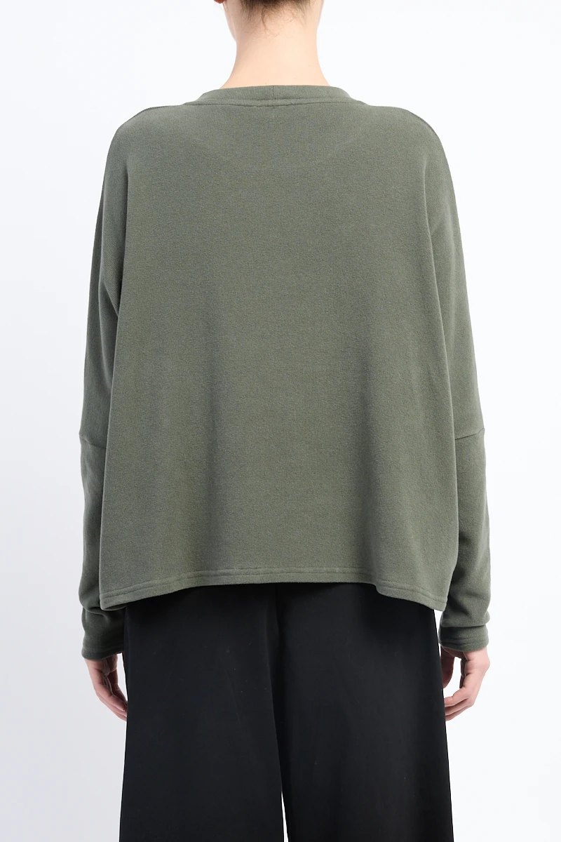 Neirami Soft Basic Jumper - Forest