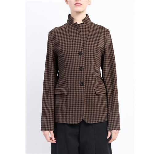 Neirami Black & Chocolate Check Jacket