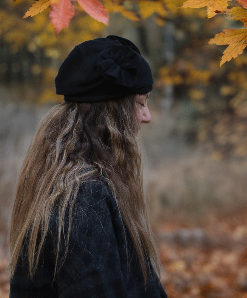 Neirami Ruches Hat - Black