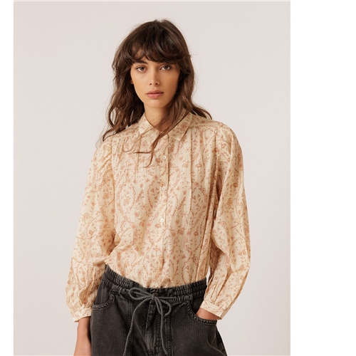 Indi & Cold Vintage Print Shirt - Petal