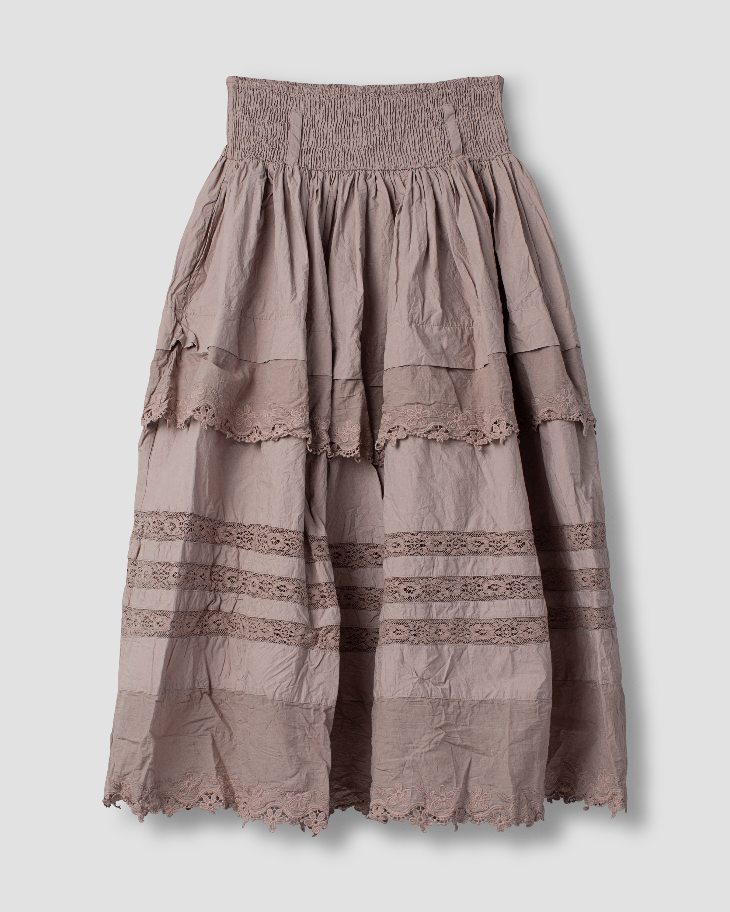 Ewa i Walla Fanny Lace Skirt - Grey/Mauve