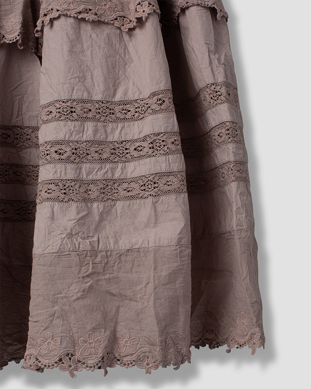 Ewa i Walla Fanny Lace Skirt - Grey/Mauve