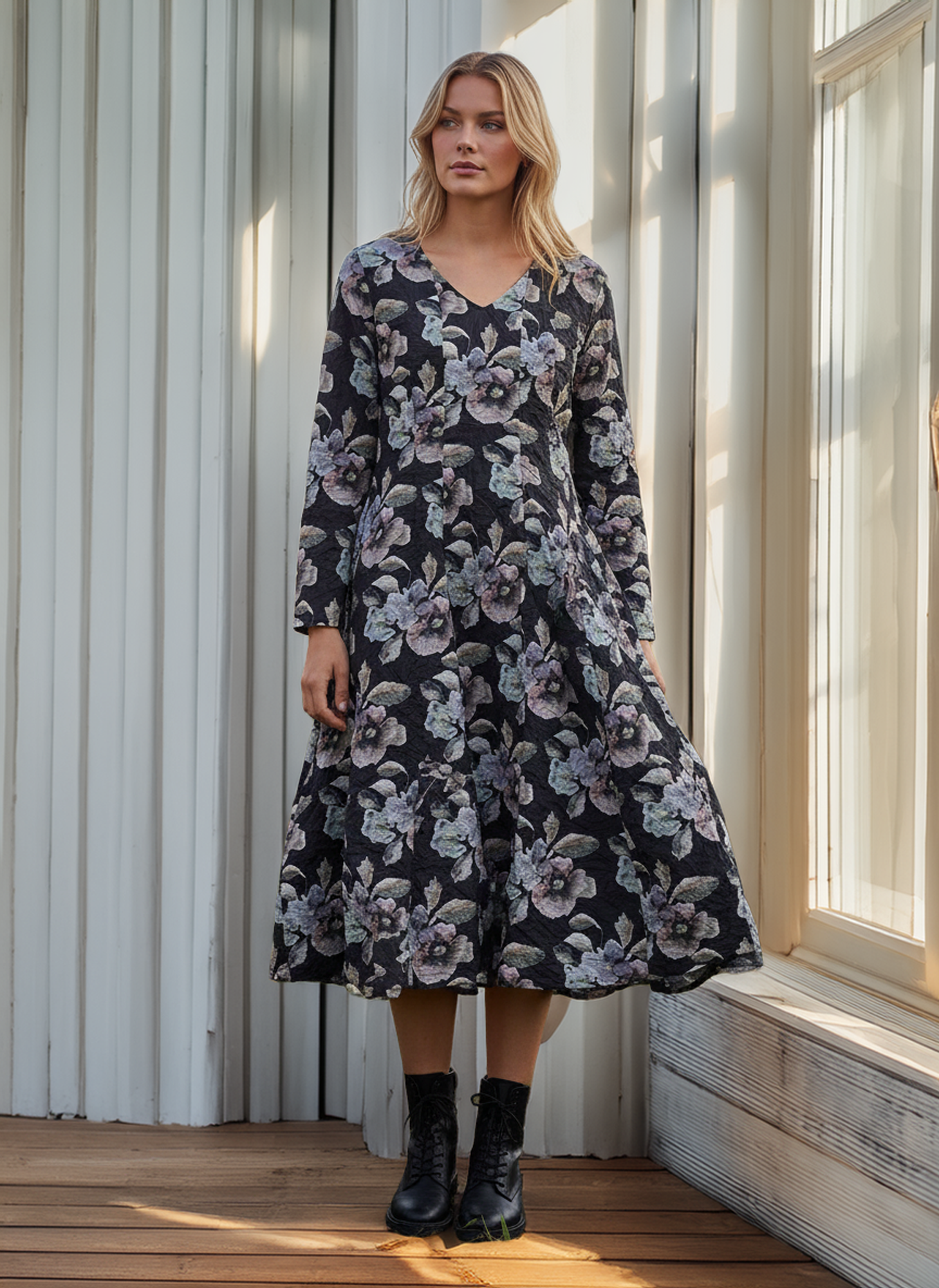 Ewa i Wall Hildali Cotton Dress - Flower print