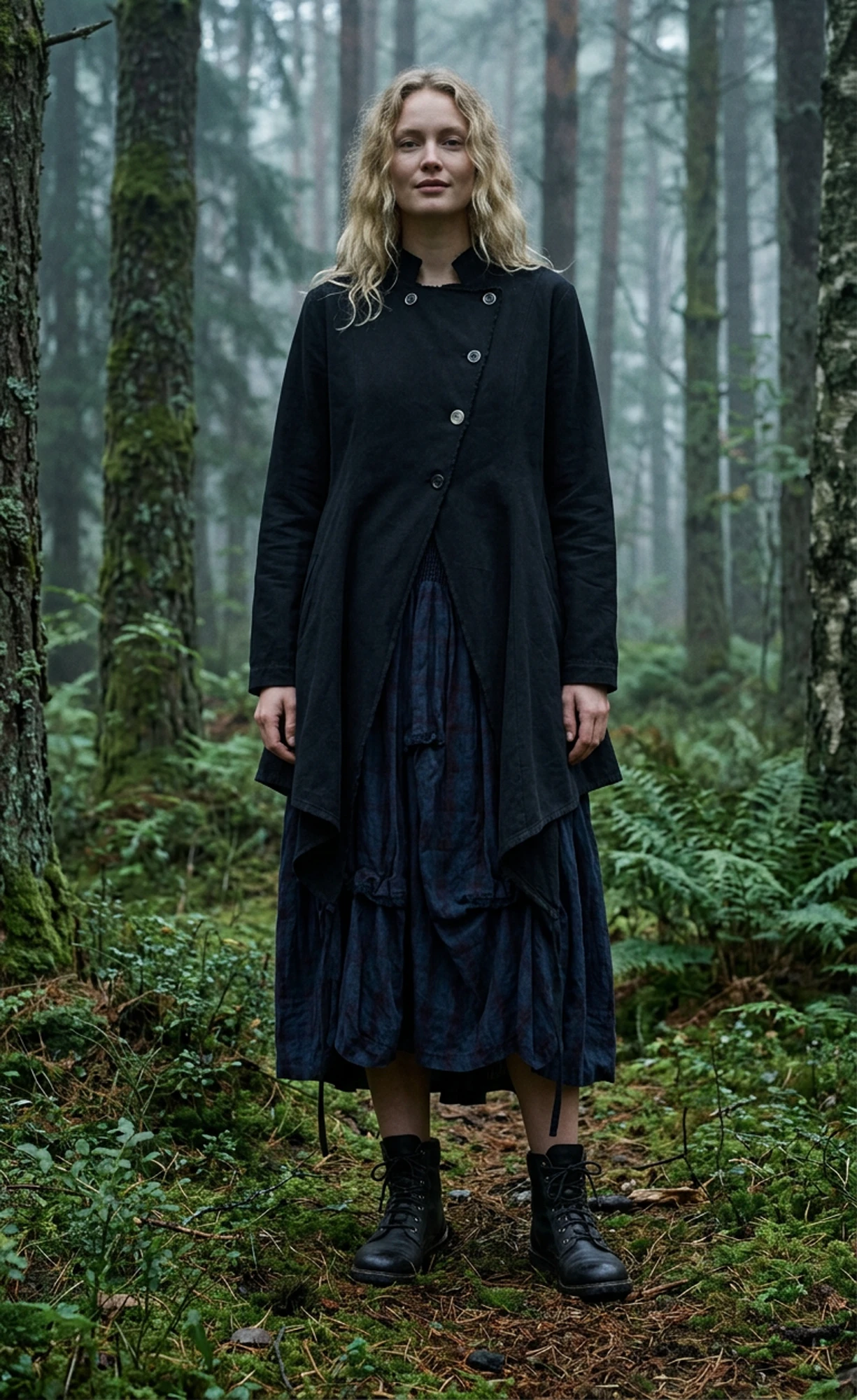Ewa i Walla Tanja Black Coat