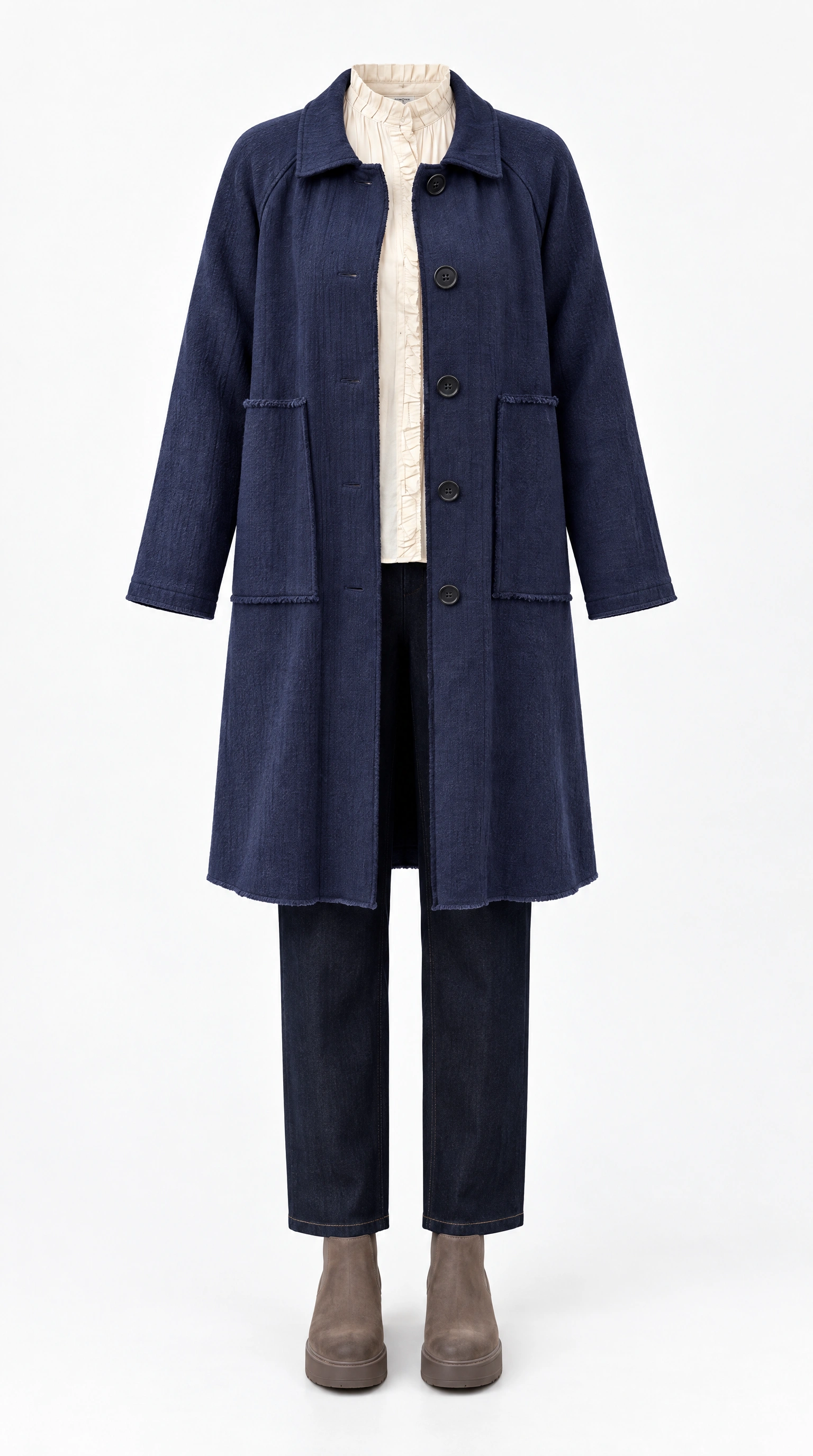 GR Nature Sabine 2 Coat - Navy